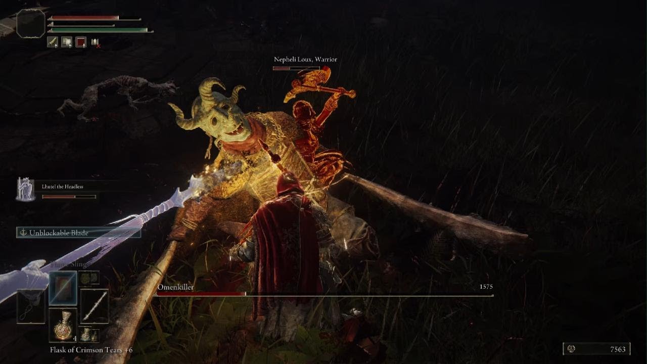 CAPRA DEMON WANNABE Elden Ring Omenkiller Boss Fight YouTube