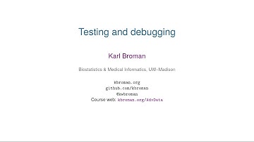 Software testing and debugging