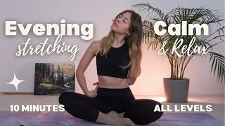 10Minute Evening Stretch Routine for All Levels  Relax Before Bed