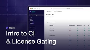 Intro to CI & License Gating with aikido.dev