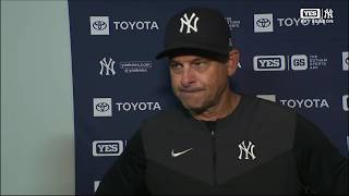 Aaron Boone on team effort in series sweep vs. Orioles