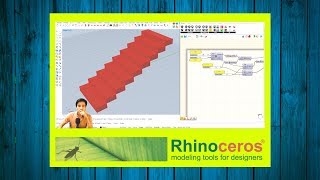 Rhino Grasshopper Linear Stairs using Series Quick Tip