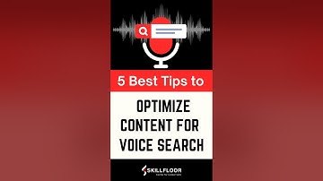 Tips To Optimize Your Content for Voice Search! | 5 Game-Changing Tips | #voicesearch #seomastery