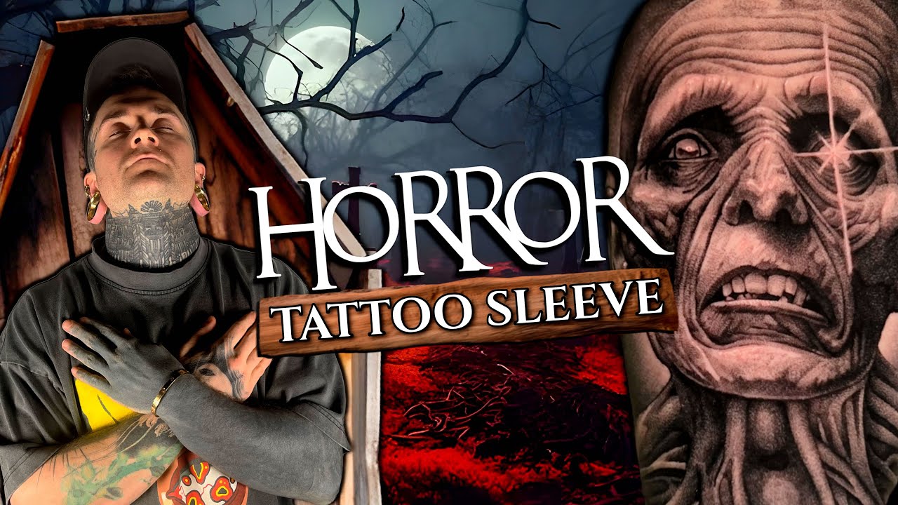 Completing a Horror Sleeve FULL BREAKDOWN