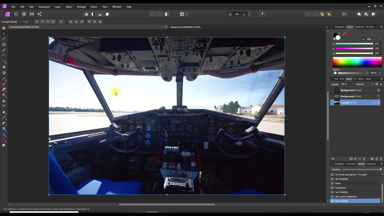 Processing Photo Processing photo using layers - YouTube