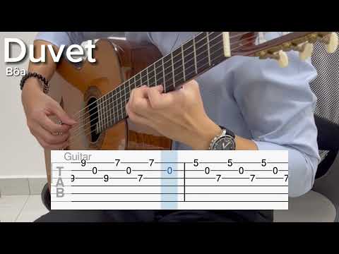 Duvet by Bôa (EASY Guitar Tab)