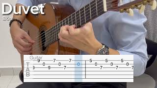 Duvet by Bôa (EASY Guitar Tab) screenshot 5