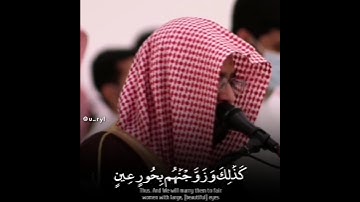 {إِنَّ ٱلۡمُتَّقِينَ فِي مَقَامٍ أَمِينٍ} ترتيل مؤثر لأواخر سورة الدخان || ناصر القطامي