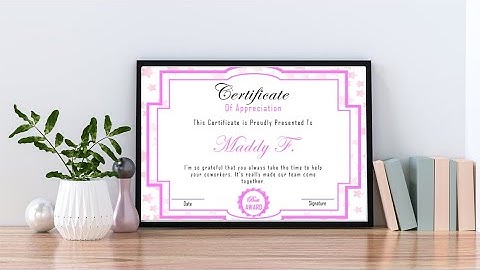 Certificate Design in Microsoft PowerPoint #powerpoint #appreciation