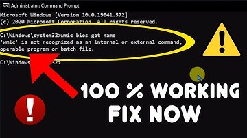 Fix WMIC is Not Recognized As An Internal Or External Command WMIC Error