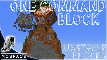 Minecraft - Unstable Blocks 1.11 [ONE COMMAND]