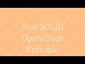 Java SOLID - Open/Close Principle