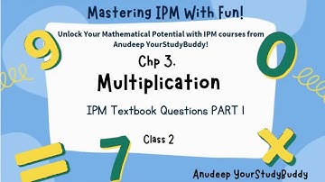 IPM Class 2 Multiplication Part 1 Mathemagic Maths scholarship #ipm  #maths #mathemagic #imo
