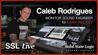 Inside Caleb Rodríguez’s SSL Live Monitor Workflow for Lana Del Rey (Wembley Stadium, London)