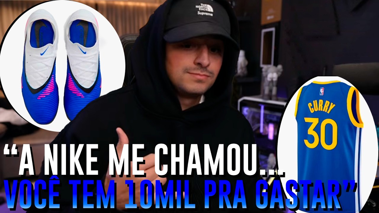 CORINGA GANHOU 10MIL PARA GASTAR NO SITE DA NIKE!!!