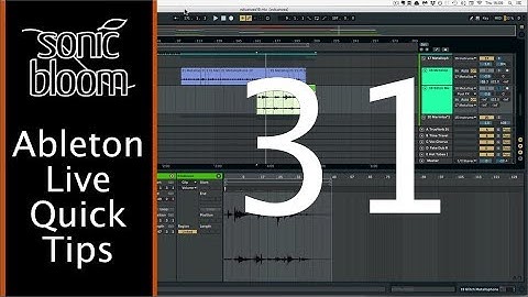 Ableton Live Quick Tips: Easily Stretch or Shrink Warped Audio in the Arrangement View