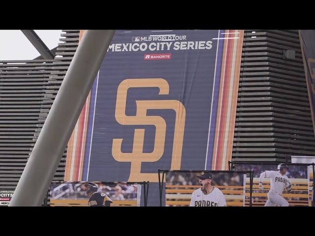 Padres hold baseball clinic with kids ahead of first MLB series in Mexico  City