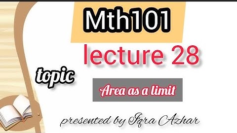 mth 101 lecture 28 |#mth101  #short  #28