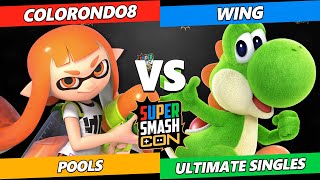 SSC 2023 - Colorondo8 (Inkling) Vs. wing (Yoshi) Smash Ultimate Tournament