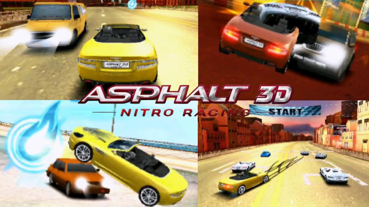 ASPHALT 3D： NITRO RACING It's surprisingly difficult to avoid crashing [ASPHALT 3D