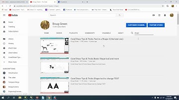 Corel Draw Tips & Tricks For the Beginer Part 4 Find a video