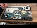 HP HQ TRE 71025 Laptop disassembling