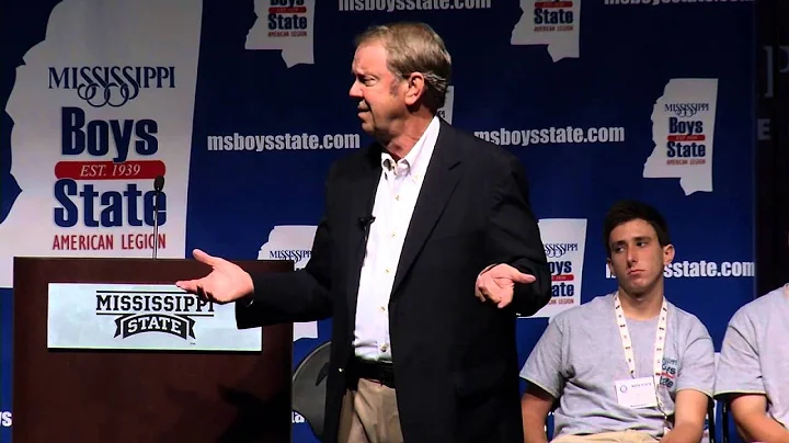 MS Boys State 2015 - Insurance Commissioner Mike C...