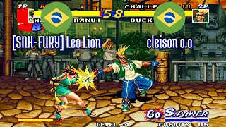 FT10 @rbff1: [SNK-FURY] Leo Lion (BR) vs cleison o.o (BR) [Real Bout FF rbff Fightcade] May 20