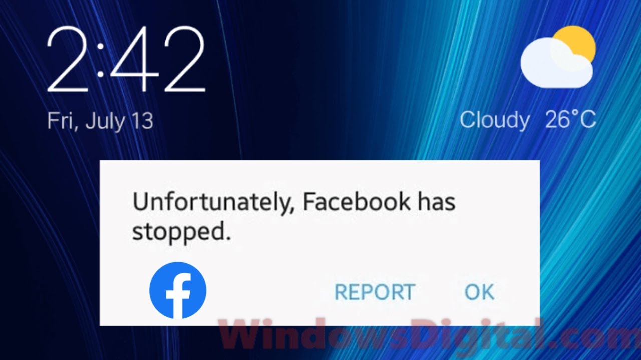 How to fix unfortunately Facebook has stopped | Unfortunately Facebook ...