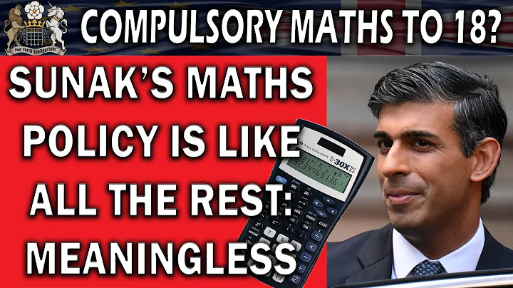 Sunak's Maths Policy Like All the Others - No Deta...