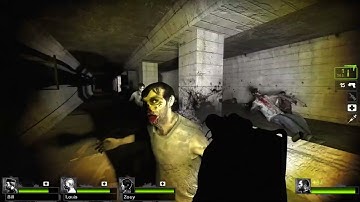 Left 4 Dead [2] - Custom Maps: Blackout Basement (Solo - With bots) - Normal