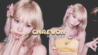 Le Serrafim Chaewon Hot 4K Editing Clips Scenepack