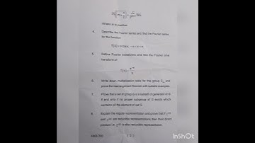 M.Sc. PHYSICS MATHEMATICAL (SEMESTER-4) LUCKNOW UNIVERSITY (2022)