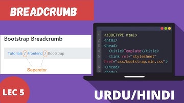 Bootstrap Breadcrumb | Bootstrap tutorials for beginners in Urdu/Hindi | Waqar Ahmed