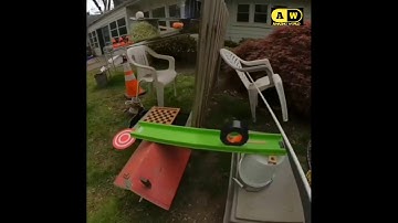 The Most Complicated Trickshot Ever (Rube Goldberg Machine) | Amazing World