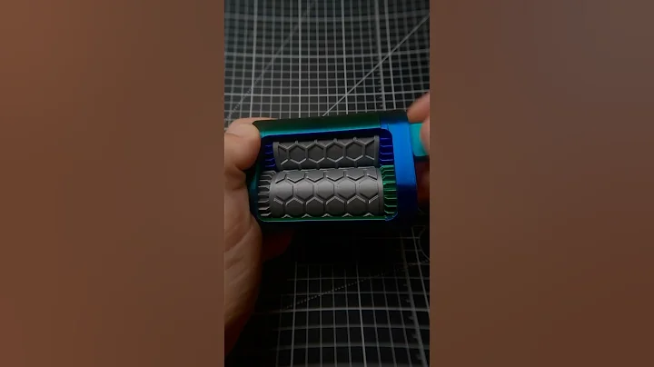 Hex business card embosser! #3dprinted