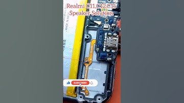 Realmi C11,C12,C15 Ringer (Speaker) Solution| Speaker Jumper Ways #shots #youtube #trend #tech