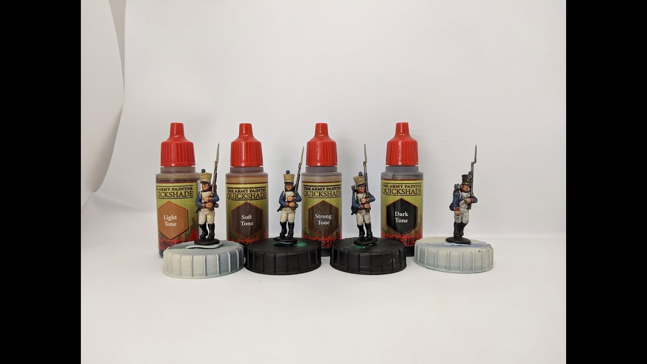 The Army Painter Quickshade Washes - Which Tone For My Napoleonic  Miniatures? - YouTube