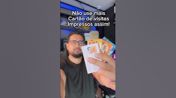 Com esse aplicativo cê pode ter o seu cartão de visita virtual