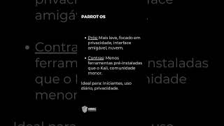 Batalha de Ferramentas: "Kali Linux vs. Parrot OS"