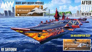 RF Shtorm & F-28 Tomcat II With SIAW anti decoy missile after buff gameplay - Modern Warships