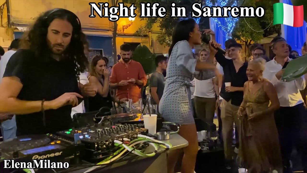 Night life in Sanremo 🇮🇹 #italy #travel - YouTube