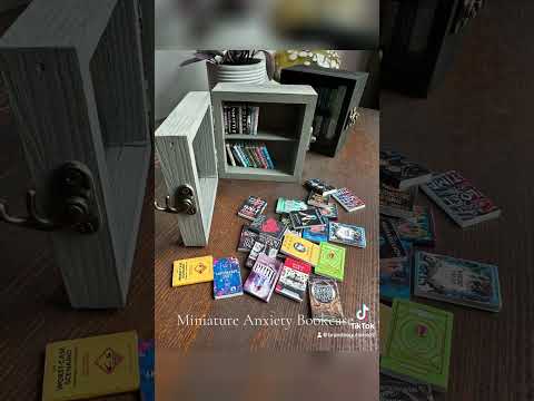 Miniature Anxiety Bookcase by Brandee Gutierrez