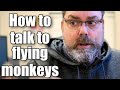 How to talk with a flying monkey