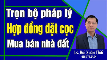 Hướng dẫn trọn bộ Hợp đồng đặt cọc Mua Bán Nhà Đất | Ls. Bùi Xuân Thời