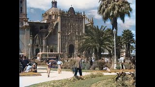 Colorful Mexico City And Its Surroundings Around 1950 [A.i. Enhanced & Colorized]