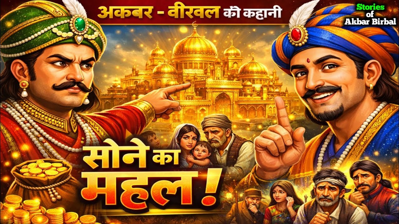 सोने का महल | Golden palace | अकबर बीरबल कि कहानियां | Akbar Birbal ki kahaniyan | Stories of Birbal
