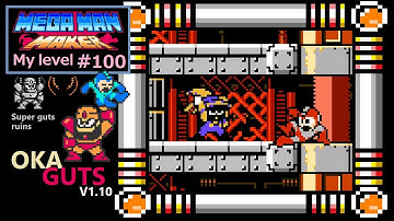 ロックマンメーカー自作ステージ【Megaman maker my level】100