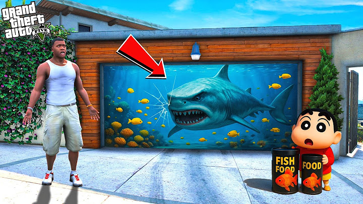 Franklin & Shinchan Turns His Garage Into A Monster Fish Tank In GTA 5