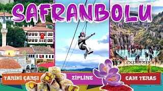 Safranbolu Gezilecek Yerler 1 Cam Teras, Zipline, Cinci Han & Hamam, Kanyon, Su Kemeri, Safran Çay